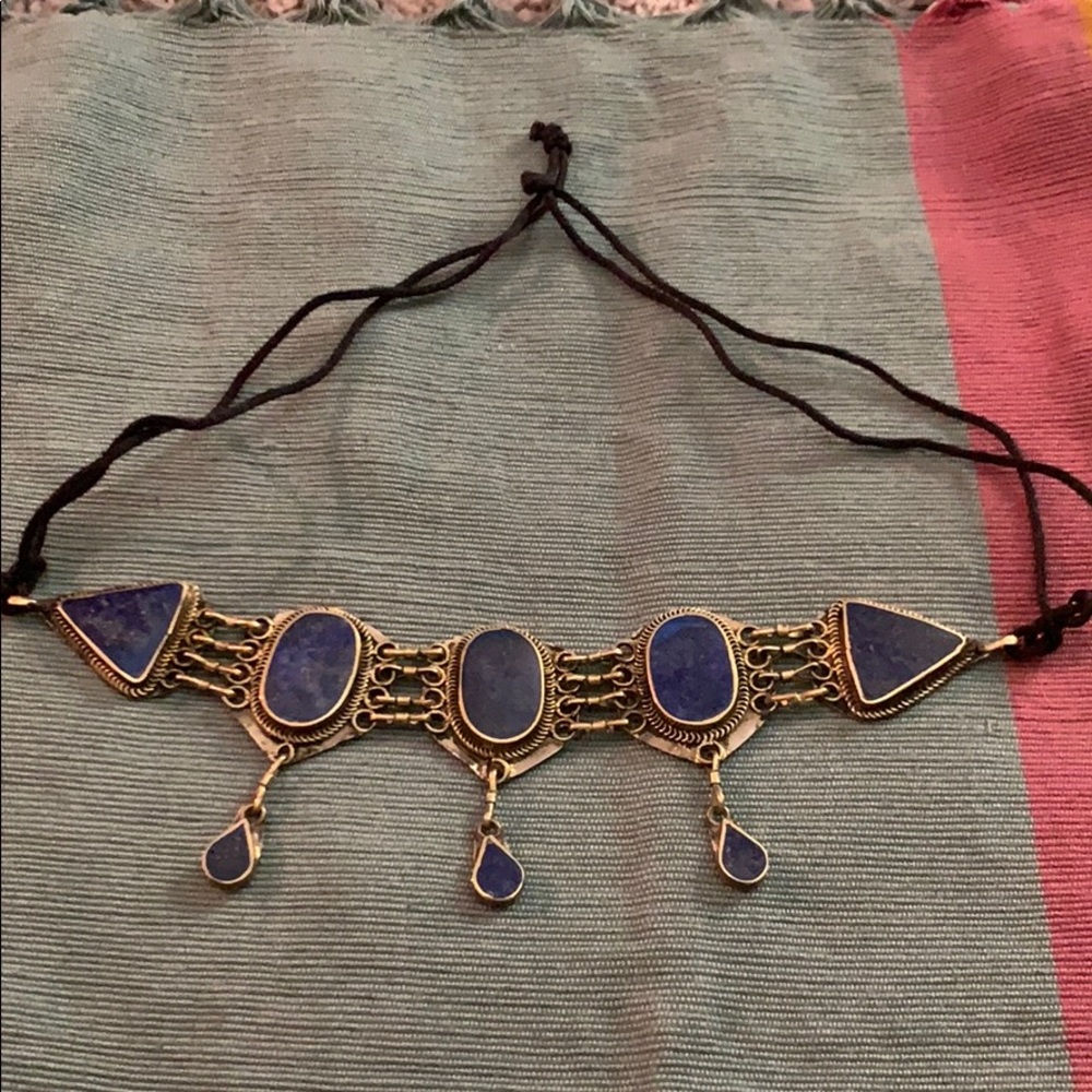 Blue Lapis choker